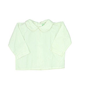 EllieO Girls White Blouse size: 12 Months